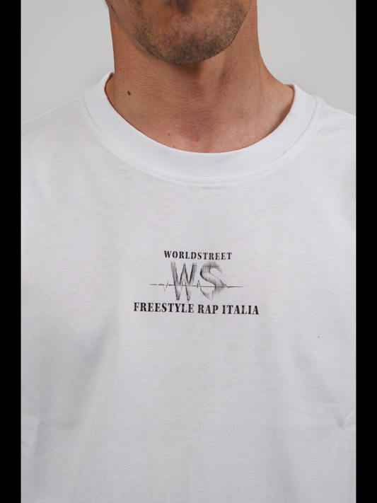 T-SHIRT “FREESTYLE RAP ITALIA” – WORLDSTREET