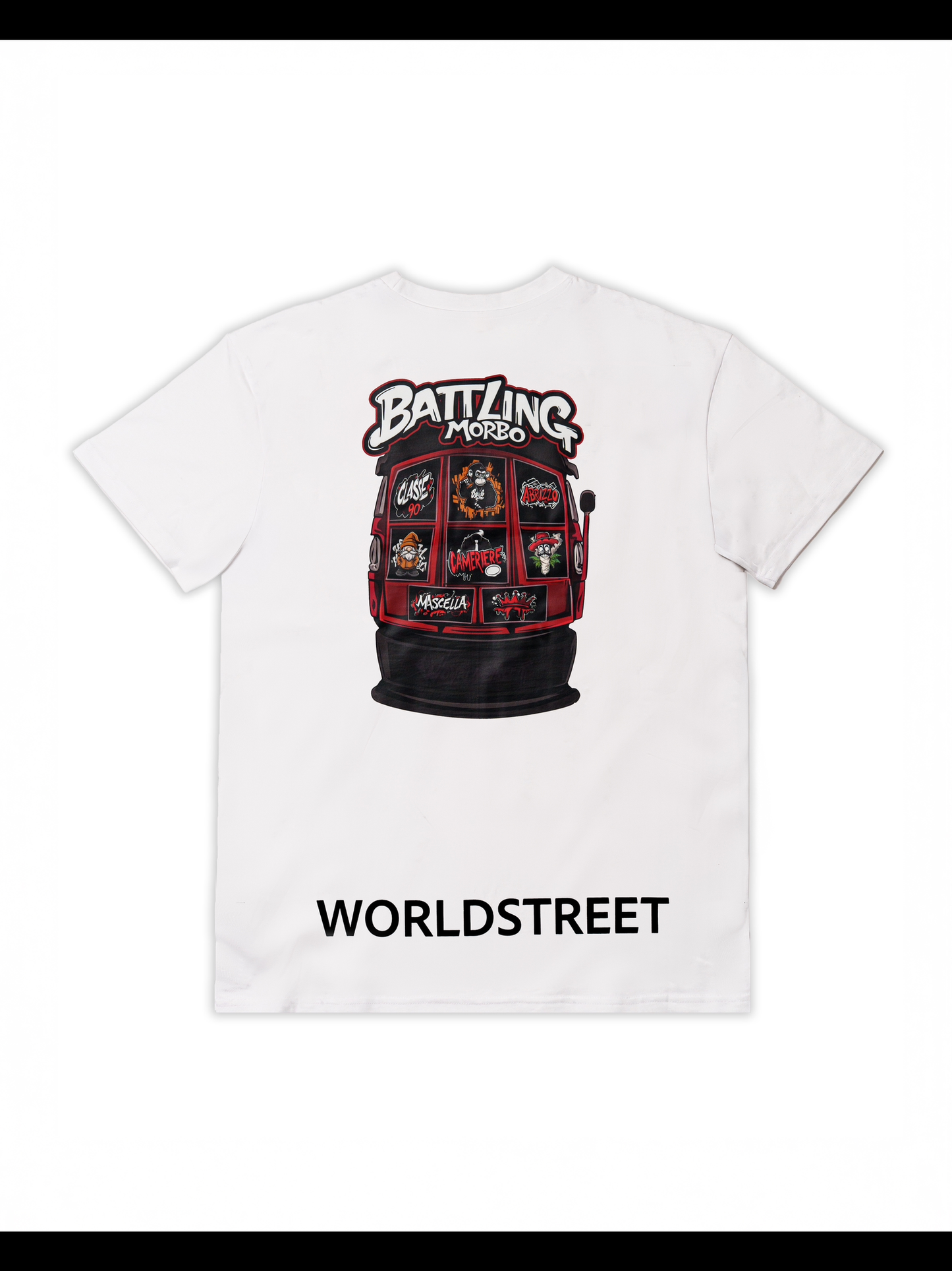 T-SHIRT “BATTLING MORBO” – MORBO x WORLDSTREET