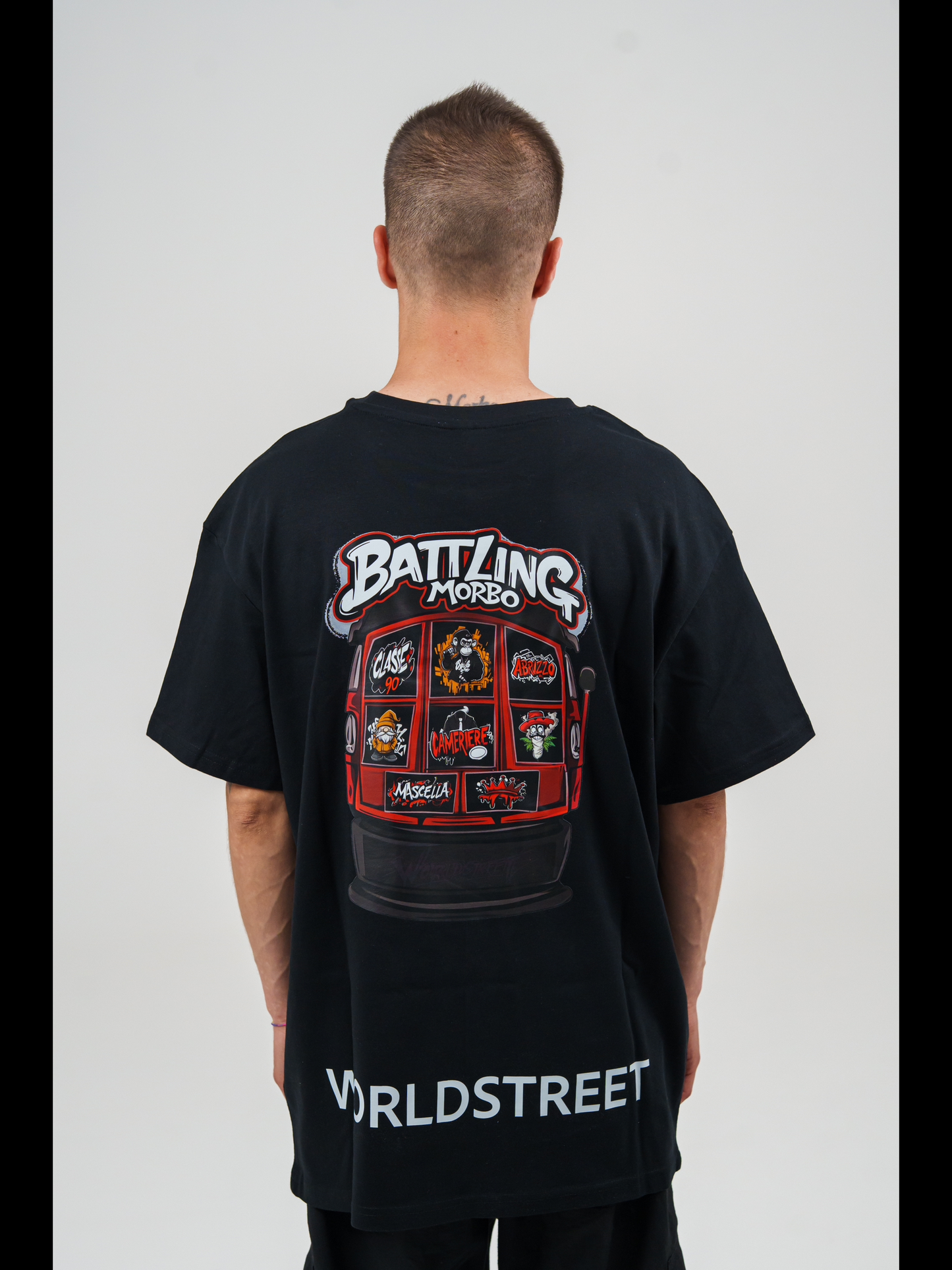 T-SHIRT “BATTLING MORBO” – MORBO x WORLDSTREET
